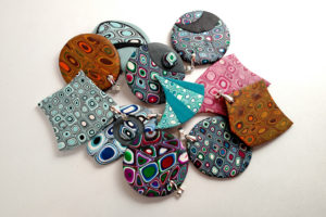 Polymer Clay Pendants, Brooches, or Buttons Class