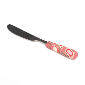 Spreader – butter knife in pink and brown
